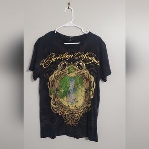 Size L-Vintage Y2K Christian Audigier Shirt